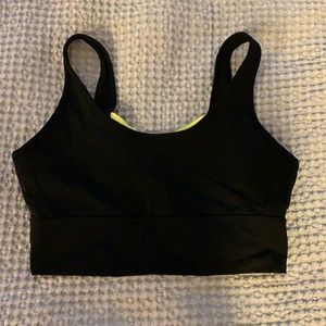 Zyia Neon Tape Luxe Sports Bra